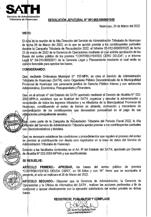 Ordenanza Municipal Ordenanza Municipal